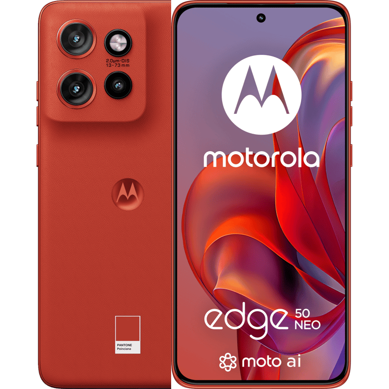 Motorola edge 50 neo 5G 12/512 GB czerwony front