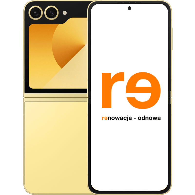 Samsung Galaxy Z Flip6 5G - outlet żółty front