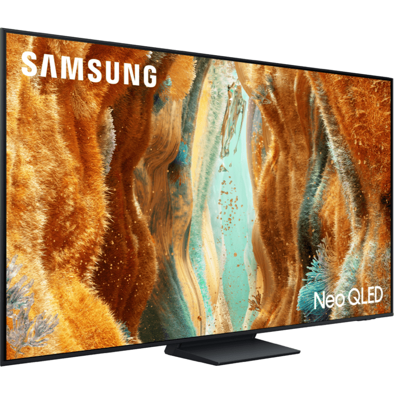 Telewizor Samsung 55″ Neo QLED QE55QN77FAT czarny front lewy obrót