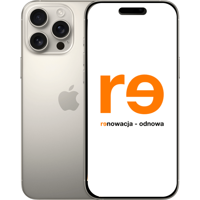iPhone 16 Pro Max 5G - outlet tytanowy-naturalny front