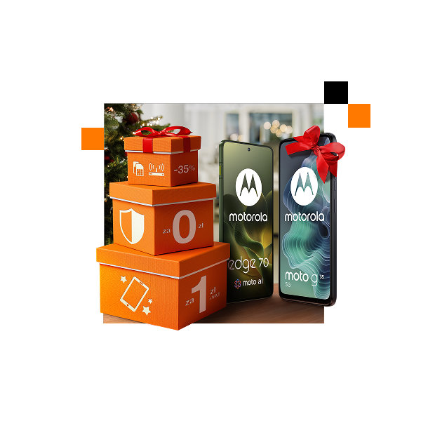 Bezpieczny pakiet usług -35% i&nbsp;drugi <font color=ff7700>smartfon za 1&nbsp;zł</font> +&nbsp;VAT