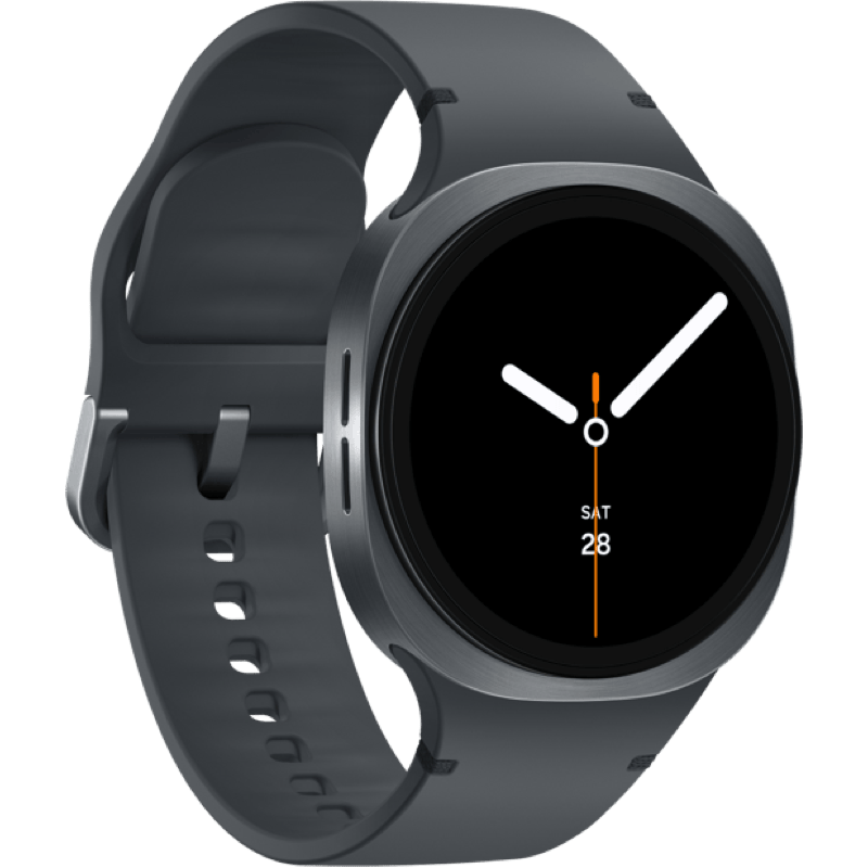 Samsung Galaxy Watch8 40mm/44mm eSIM szary front prawy obrót