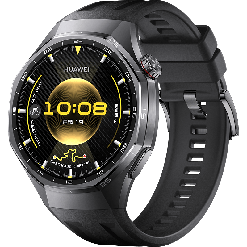 Huawei Watch GT 6 46mm Active Czarny front lewy obrót